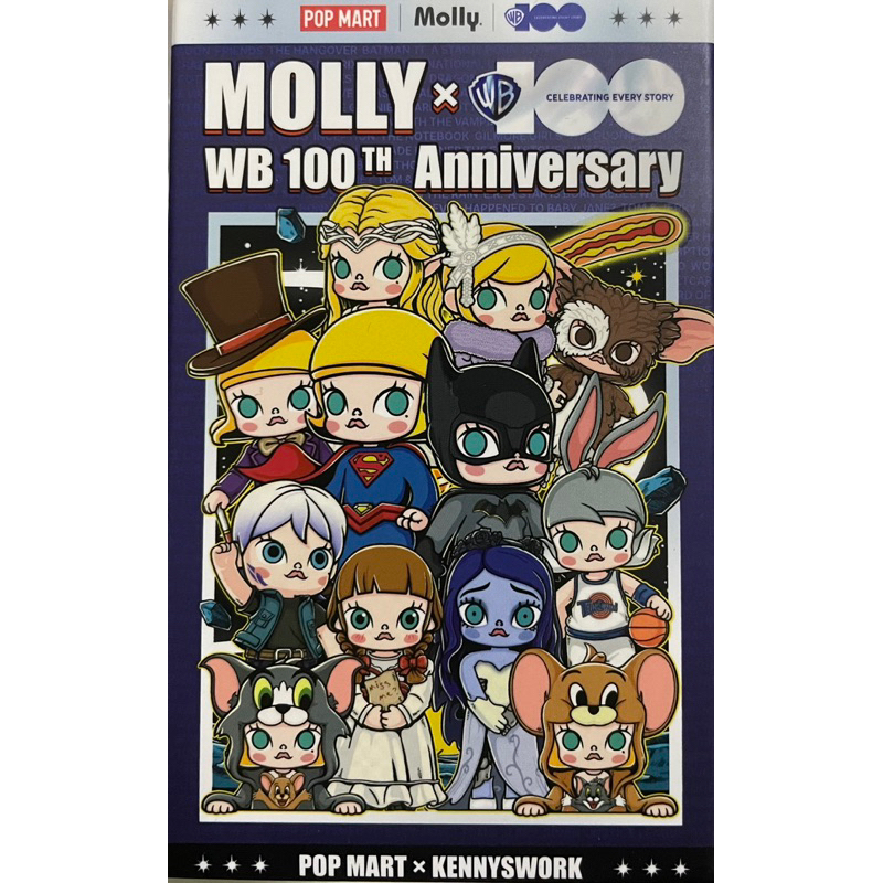 POP MART Molly x Warner Bros. 100th Anni.