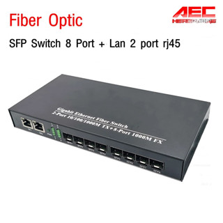 SFP Switch 8 Port +Lan 2 port rj45  10/100/1000Mbps