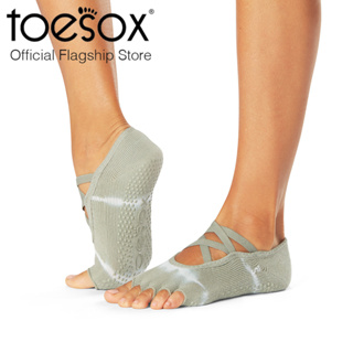 [Fall 2023] ToeSox Grip Half Toe Elle ถุงเท้ากันลื่น เปิดนิ้วเท้า พิลาทิส รุ่น Elle