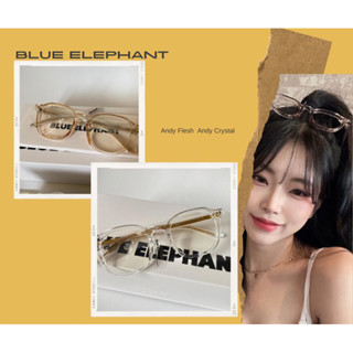 พรีออเดอร์  💥 Blue Elephant แว่นตา  เลนส์ใสปกติ รุ่น Andy Flesh แบบแฮชาน