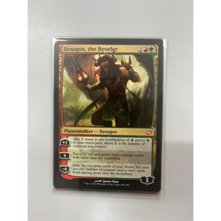 การ์ด MTG Xenagos, the Reveler Magic the Gathering EDH รุ่น Theros สภาพ Nm