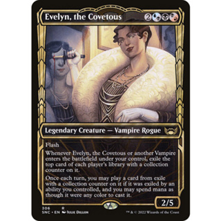 [MTG] Evelyn, the Covetous (Showcase) [SNC] [MULTI] [RARE] [NORMAL] [ENG] (การ์ดเมจิค / Magic the Gathering)