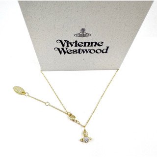 Vivienne Westwood earrings necklace สร้อยคอ ทอง เซ็ตต่างหู สวย ออกงาน วิเวียน ต่างหู น่ารัก ของแท้ ของขวัญ ผู้หญิง