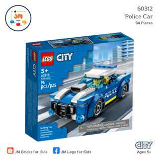 LEGO City 60312 Police Car (94 Pieces) สำหรับเด็กอายุ 5 ปีขึ้นไป Brick Toy ตัวต่อ เลโก้ ของเล่น ของขวัญ เสริมพัฒนาการ