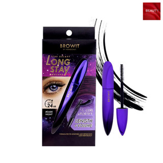 Browit Star Galaxy Long Stay Mascara บราวอิท สตาร์กาแล็กซี่ ลองสเตย์ มาสคาร่า #Dark Night (1 แท่ง)