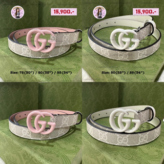 👜: New!! Gucci Belt 2 cm. ‼️ก่อนกดสั่งรบกวนทักมาเช็คสต๊อคก่อนนะคะ‼️