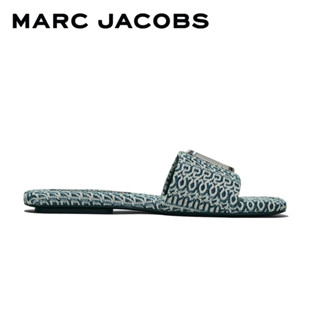 MARC JACOBS THE J MARC WASHED MONOGRAM DENIM SANDAL PF23 2P3FSA006F04473 รองเท้าแตะ