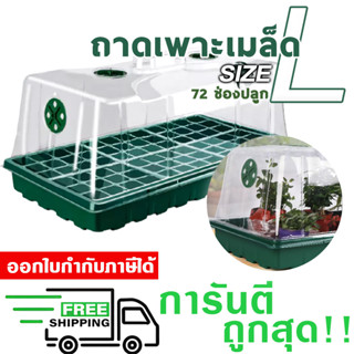 ถาดเพาะเมล็ด ถาดชำ ถาดโคลนนิ่ง 72 ช่องปลูก แบ่งถาดเพาะปลูก