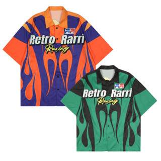 เสื้อเชิ้ตแขนสั้นเรโทรวินเทจ Premuim Retro Rarri Shirt