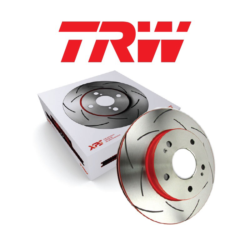 TRW XPS จานเบรค แต่ง disc brake ดิสเบรค แท้ Mazda 2 Skyactiv 258mm 255mm