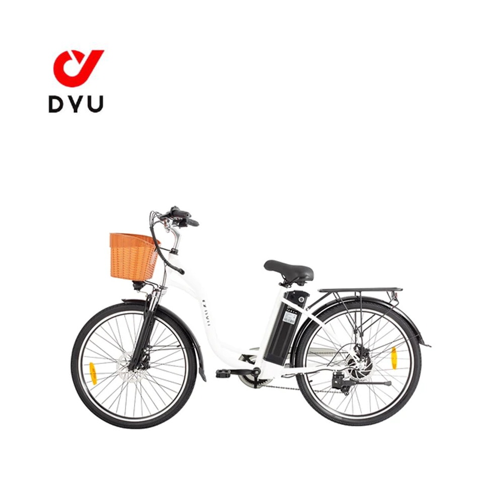 DYU  จักรยานไฟฟ้า รุ่น C6 ถอดแบตได้ สะดวกรวดเร็ว ชุดเกียร์แท้จากแบรนด์ Shimano รับประกัน 1 ปี