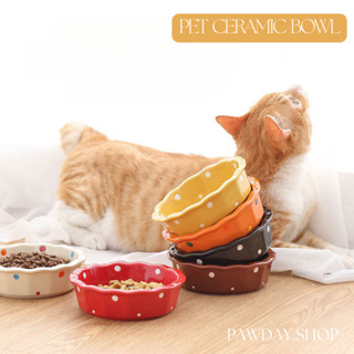 🐶Ceramic bowl🐱 ชามเซรามิก