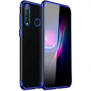 Case Realme 5 5i 5s 3Pro 5Pro XT Realme X2 Pro 7Pro C1 C3 C12 C15 Reno4 Reno5 Reno2f Reno 3Pro เคสนิ่ม TPU  ขอบสีหลังใส