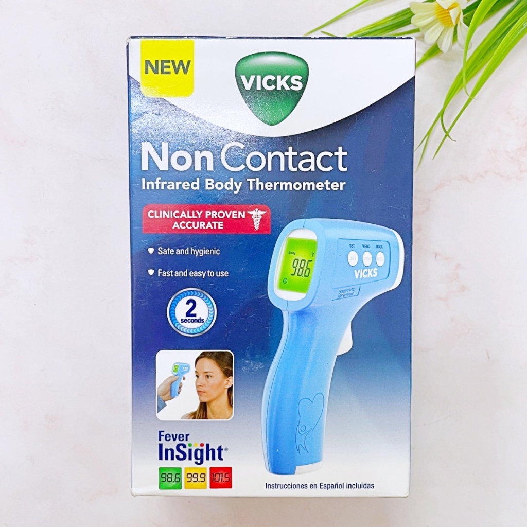 [Vicks®] Non Contact Infrared Body Thermometer เทอร์โมมิเตอร์ ดิจิตอล วัดอุณหภูมิ แบบไม่สัมผัส