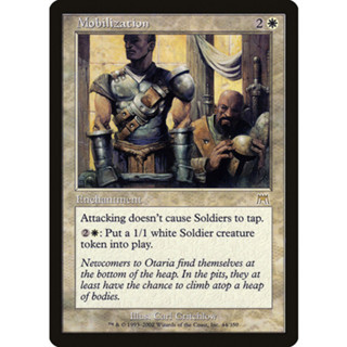 [MTG] Mobilization [ONS] [WHITE] [RARE] [NORMAL] [ENG] (การ์ดเมจิค / Magic the Gathering)