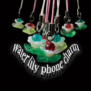 𝘸𝘢𝘵𝘦𝘳 𝘭𝘪𝘭𝘺 phone charm🪷🫧 ที่ห้อยโทรศัพท์ดอกบัวจิ๋วയ ⌇ handmade 100%