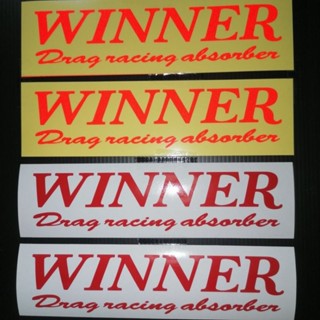 สติ๊กเกอร์ติดโช้ค WINNER งานตัดไดรคัท