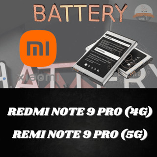Battery แบตเตอรรี่สำหรับ Xiaomi เสียวหมี่ รุ่น REDMI NOTE 9 PRO(4G) , REDMI NOTE 9 PRO(5G)