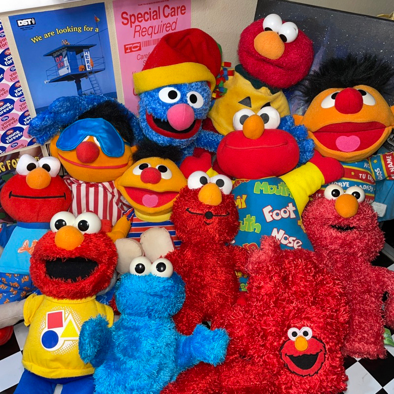 ตุ๊กตาเอลโม่ ตุ๊กตามือสองsesame street