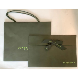 พร้อมส่ง ถุงกระดาษ Longchamp แท้