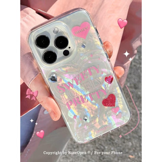 เคสไอโฟน Nineopen sweety lovely💕 ของแท้💯 |  พร้อมส่ง iphone13!!