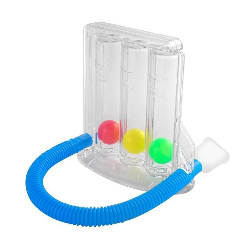 เครื่องบริหารปอด ชุดบริหารปอด เครื่องบริหารปอด ออกกำลังปอด MFlab Triballs Incentive Spirometer Trifl