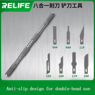 RELIFE RL-101B ใบมีด เหมาะสำหรับซ่อม/ถอดกาว IC ฟีด CPU ซีรีส์ A8–A12 และอุปกรณ์อิเล็กทรอนิกส์อื่น