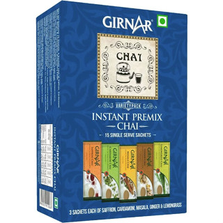 Girnar instant premix 15 sachets//5 diferent flavours