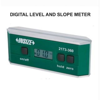 ระดับน้ำดิจิตอล Digital Level And Slope Meter INSIZE 2173-360 อินไซส์ ตั้งระดับชิ้นงาน วัดระดับความลาดชัน วัดองศา วัดมุม