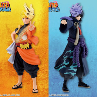 LOT JP แพคคู่ 🇯🇵 NARUTO SHIPPUDEN  UZUMAKI NARUTO &amp; UCHIHA SASUKE FIGURE(ANIMATION 20th ANNIVERSARY COSTUME)