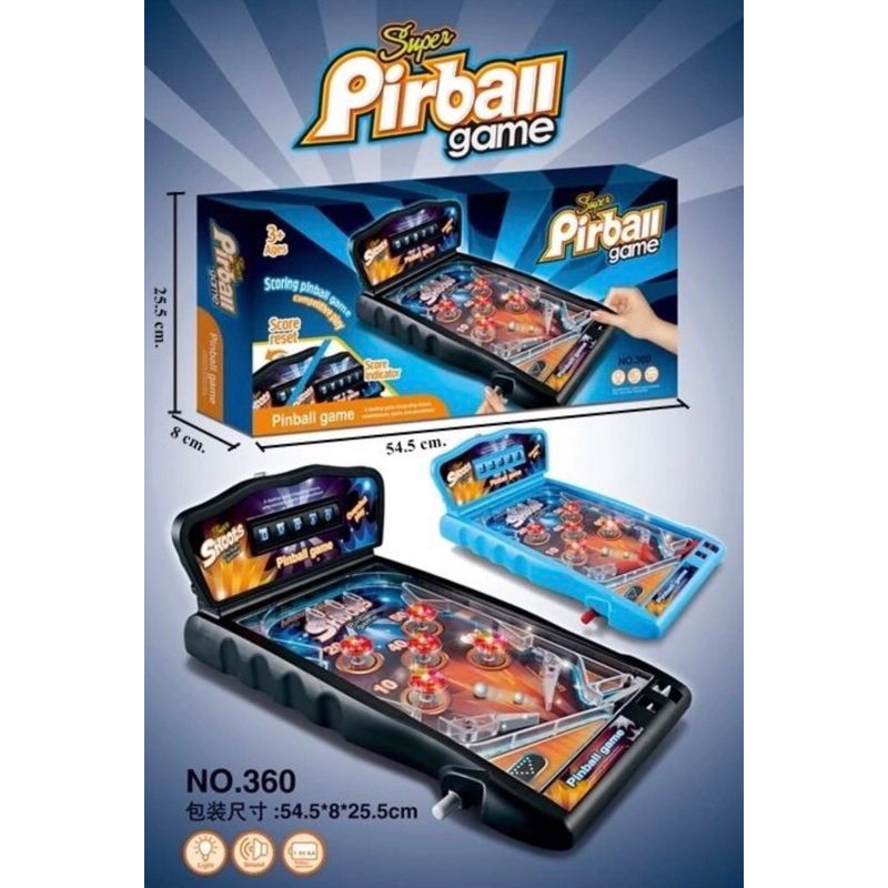 เกมส์พินบอล ขนาดใหญ่ มีเสียง มีไฟ นับคะแนนอัตโนมัติ Pinball Game