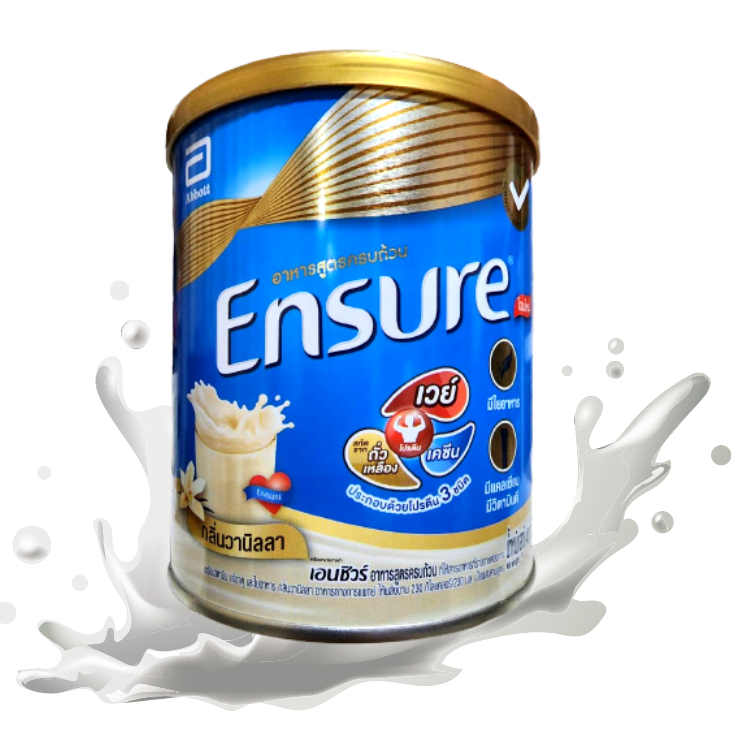 [สูตรเดิมโฉมใหม่] Ensure เอนชัวร์ วานิลลา 400 กรัม Ensure Vanilla 400g อาหารเสริมสูตรครบถ้วน สำหรับผู้ใหญ่
