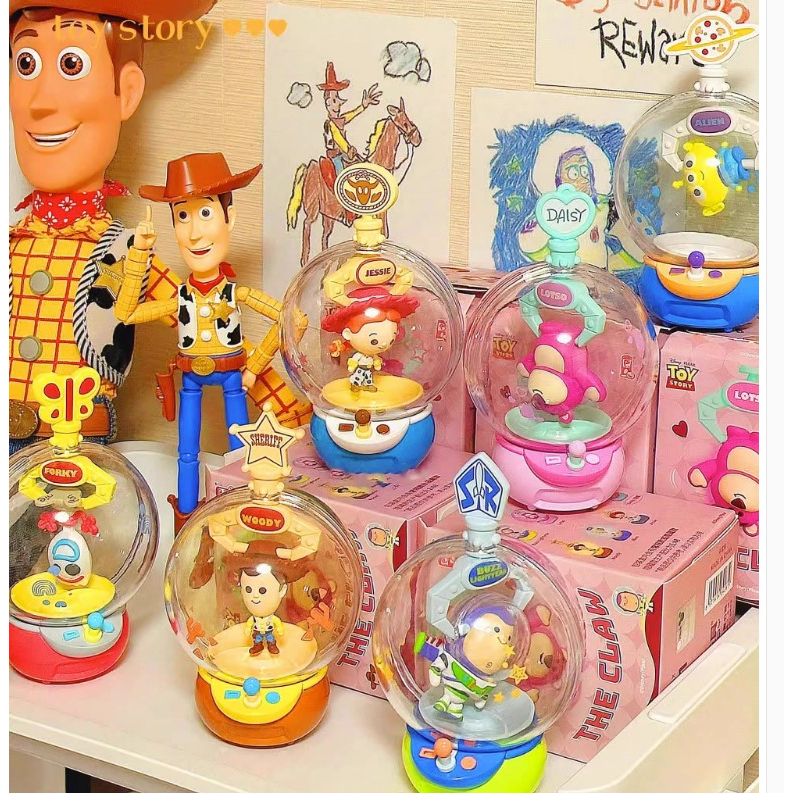 [พร้อมส่ง] โมเดลกล่องสุ่ม ทอยสตอรี่ Toy Story claw คีบุต้กตางานลิขสิทธิ์ของแท้