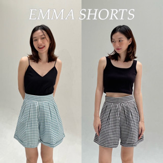 **Clearance sale**EMMA SHORTS - กางเกงขาสั้นซิปข้าง ผ้าทวิต (nita.bkk)