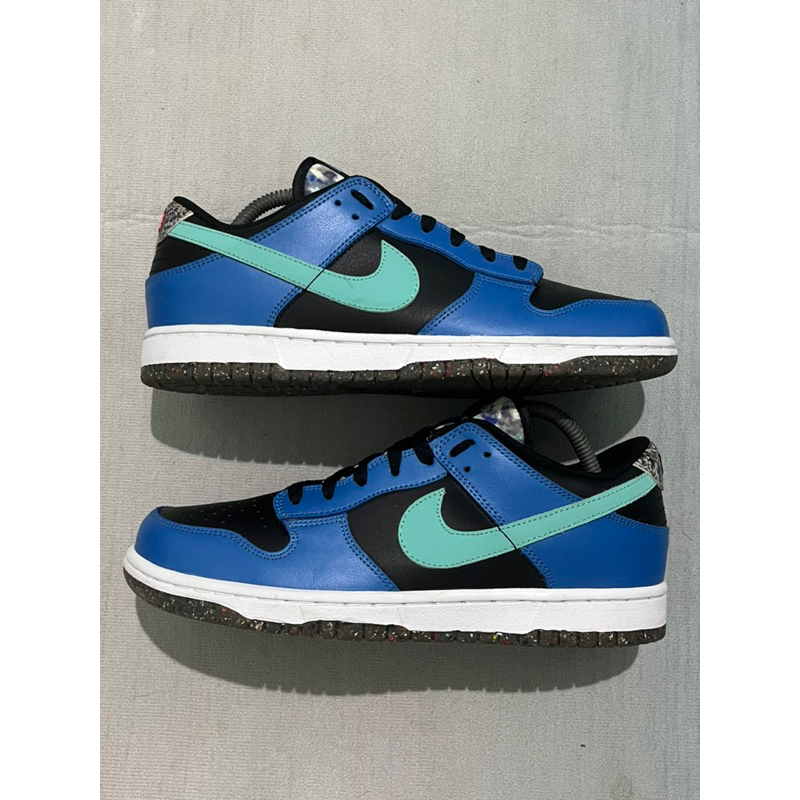 รองเท้า Nike Dunk Low SE Black Light Photo Blue Mint Foam มือสอง ของแท้💯 (Size 42/26.5cm)