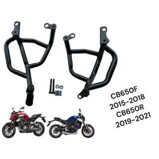 เเคชบาร์ CB650F 2015-2018  เเละ CBR650R 2019-2021  เหล้กหนา ตรงรุ่น