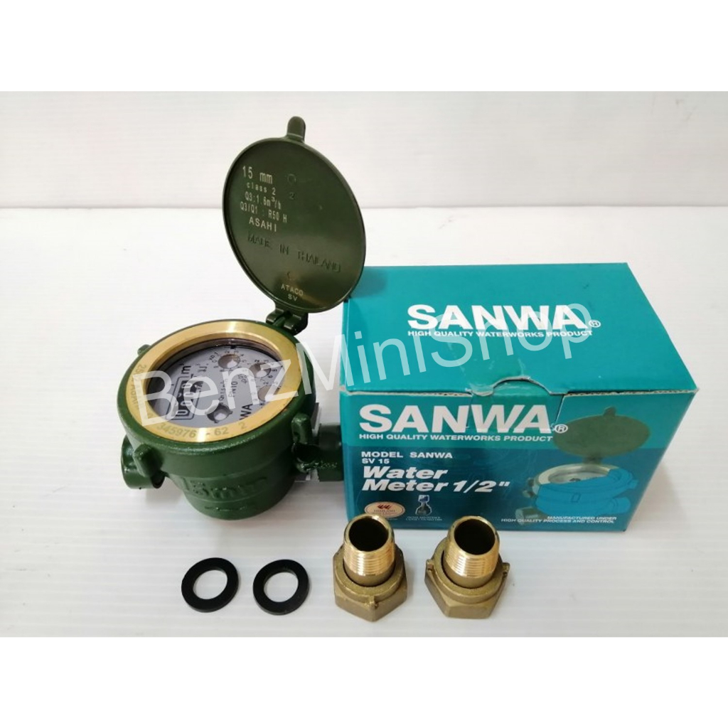 มิเตอร์น้ำ SANWA 1/2"