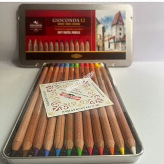 ชุดสีไม้พาสเทล 12 สี KOH-I-NOOR  รุ่น KOH-I-NOOR-Gioconda Soft Pastel Pencil Set 12