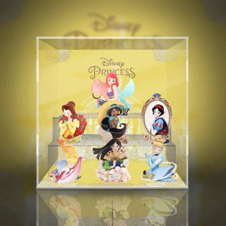 [สั่งผลิต] กล่องอะคลิลิคสกรีนลาย 52toys disney princess art gallery series