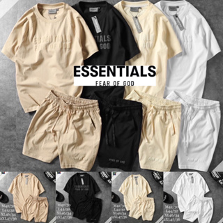 ชุดเซท ESSENTIALS🔖 เสื้อยืด + กางเกงขาสั้น 🩳 Hiend 1:1 cotton 💯 ร้านค้าจัดส่งไว