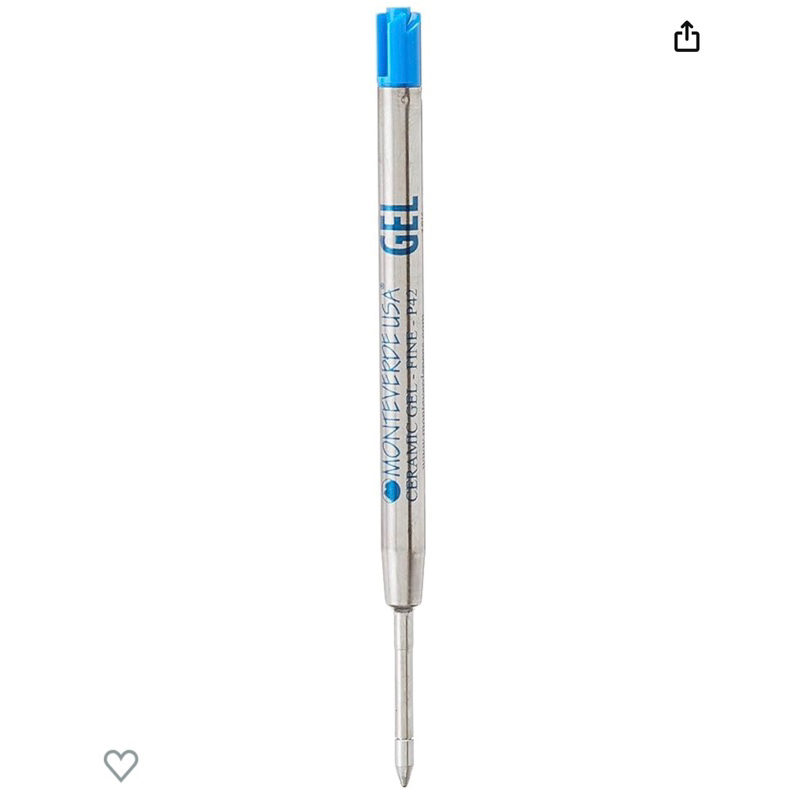 ไส้ปากกาหมึกเจล G2 แบรนด์ Monteverde USA / Schneider ใช้ใส่ทดแทนไส้ปากกาได้หลากหลายแบรนด์