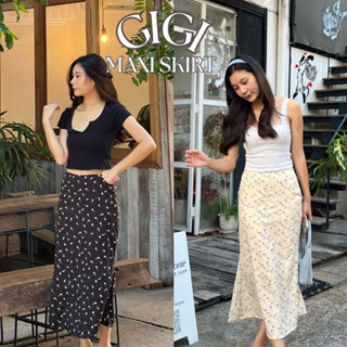 กระโปรงยาวลายดอก ✨Gigi maxi skirt✨