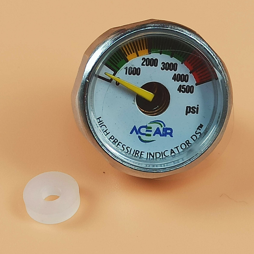 เกจ 4500 PSI ละเอียด หน้าเกจ 25 มิล เกลียว M10x1 M8x1 ฟรี ซุปเปอร์รีน