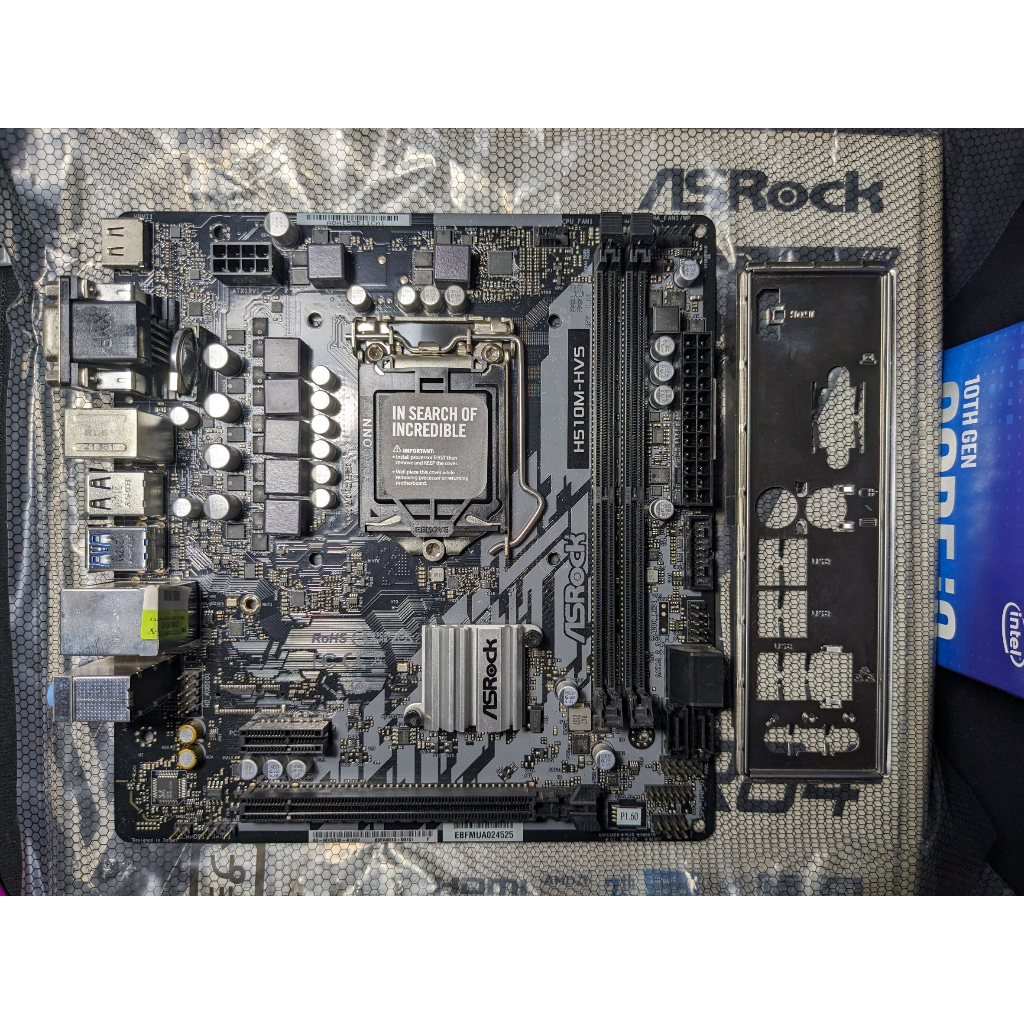 เมนบอร์ด Asrock H510m-HVS มือสอง สภาพดี