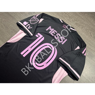 [Player] - เสื้อฟุตบอล Inter Miami Away อินเตอร์ ไมอามี่ เยือน 2023 เกรดนักเตะ MLS พร้อมเบอร์ชื่อ 10 MESSI