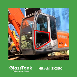 กระจกล่างซ้าย Hitachi ZX350 กระจกแม็คโคร