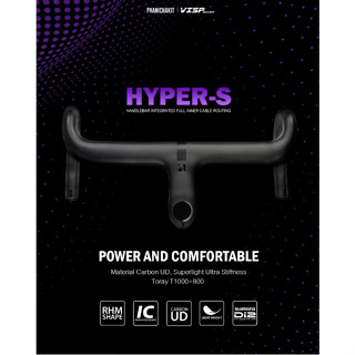 แฮนด์อินทิเกรด VISP BUILDER รุ่น HYPER-S 2023 รองรับOD2 วัสดุ Carbon T1000+T800