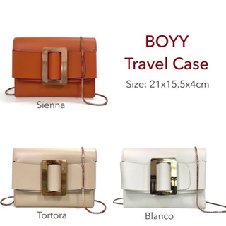 **สอบถาม Stockก่อนกดสั่ง** Boyy Travel Case bag woc ครอสบอดี้ สะพายได้ กระเป๋า บอย  ของแท้ มีหลายสี กระเป๋าบอย