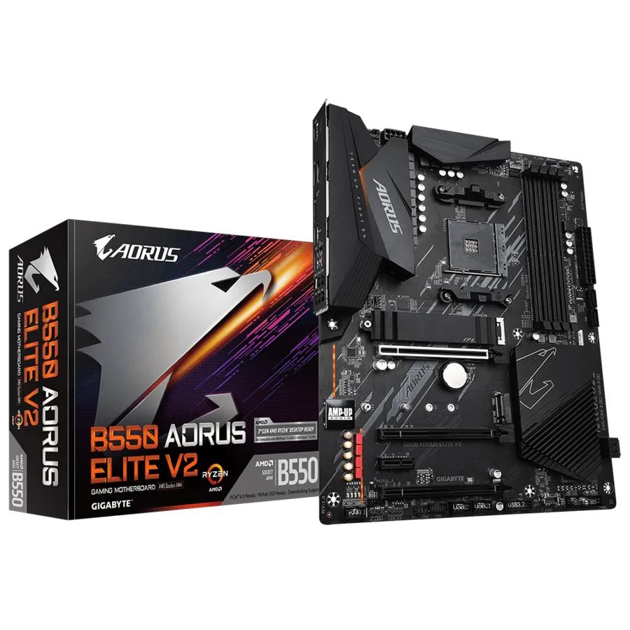 MAINBOARD (AM4) GIGABYTE B550 AORUS ELITE V2 DDR4 (REV. 1.2)