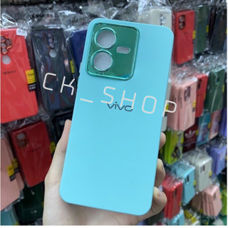 เคสกำมะหยี่สีพื้น ขอบโครเมียม✨สำหรับรุ่น Vivo Y35/Y36 4G/Y36 5G/Y27 5G📮พร้อมส่งในไทย🚚🚛🚲